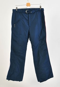 Vintage 90s France skiing trousers in navy