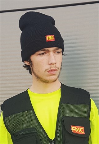 FMC CLASSIC BEANIE HAT BLACK