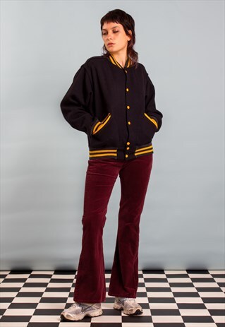 VINTAGE UNISEX VARSITY JACKET / BOMBER / BASEBALL / SPORTS