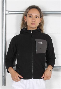 Vintage The North Face Fleece in Black with Logo XS