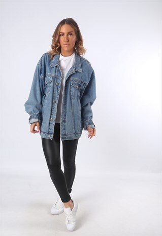 DENIM JACKET JEANAGERS OVERSIZED FITTED UK 20 - 22 (EAK)