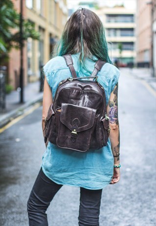 COCO LEATHER WORK OFFICE BACKPACK