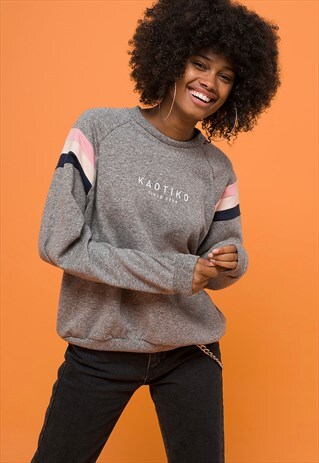 SWEATSHIRT "OLSEN" BLACK TWISTER