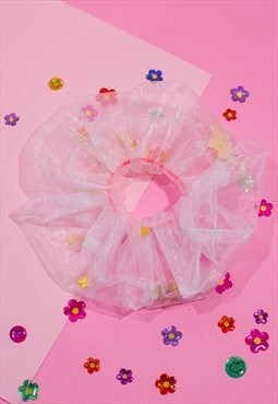 Margarita - Handcrafted Festival Butterfly Filled Scrunchy