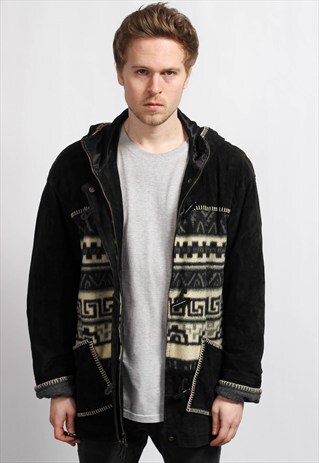 VINTAGE SUEDE AZTEC JACKET