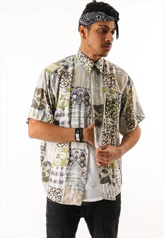 VINTAGE PATTERN SHIRT PSAW257D