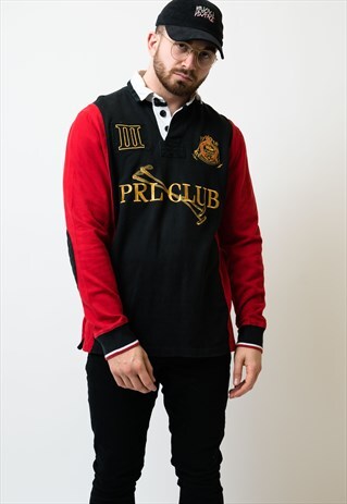 VINTAGE RALPH LAUREN RUGBY POLO SHIRT