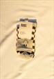 GREY CHECKERBOARD SMILEY FACE SOCKS