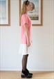 LIGHT PINK SHORT SLEEVE DRESS