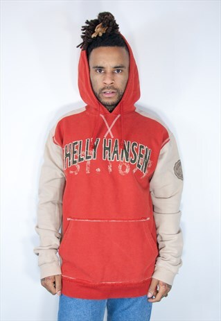 HELLY HANSEN VINTAGE HOODIE ORANGE