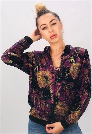 VINTAGE OVERSIZED PATTERN SHIRT