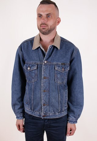 90S VINTAGE WRANGLER LINED DENIM JACKET AA7220