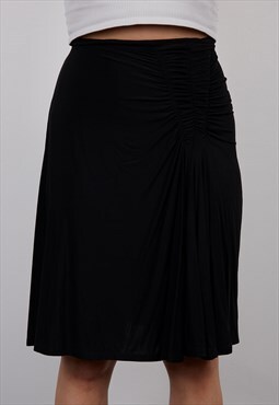 Vintage Just Cavalli Asymmetric Skirt in Black