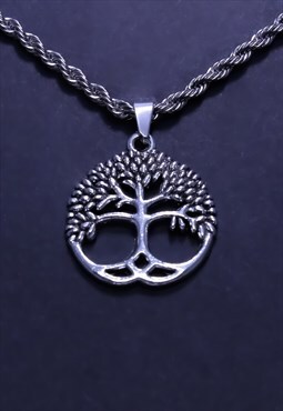 CRW Silver Tree of Life Necklace 
