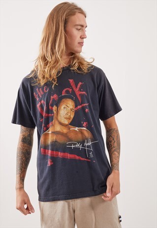 VINTAGE THE ROCK GRAPHIC T-SHIRT
