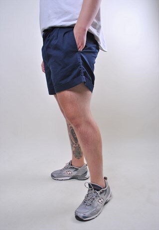 VINTAGE MAN MILITARY STYLE BLUE SHORT CHINO SHORTS