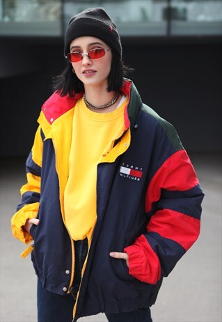 RARE VINTAGE 90S TOMMY HILFIGER BOMBER JACKET