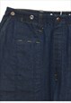 VINTAGE DARK WASH & ORANGE TWO-TONE TAPERED WORKWEAR JEANS -