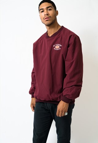 VINTAGE MT PLEASANT ROCKIES TRAINING TOP WINDBREAKER