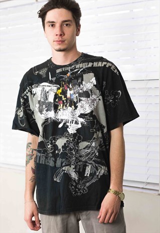 VINTAGE NIKE AIR JORDAN T-SHIRT LOGO 90S XL 10.1