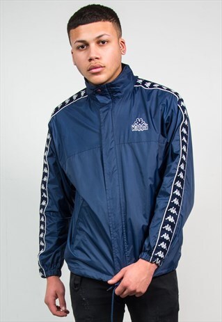 VINTAGE KAPPA WATERPROOF JACKET CAGOULE RAIN