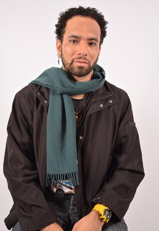 VINTAGE LACOSTE SCARF GREEN