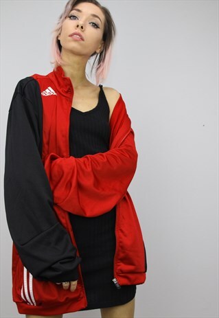VINTAGE 90S OVERSIZED ADIDAS TRACKSUIT TOP
