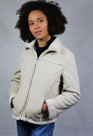 VINTAGE / SUEDE STYLE / JACKET