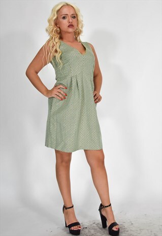 MOSCHINO CHEAP&CHIC VINTAGE ELEGANT DRESS GREEN