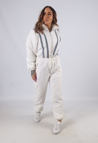 VINTAGE GOLDEN TEAM FULL SKI SUIT SNOW SPORTS UK S 10 (KBF)
