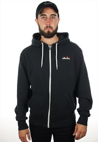 VINTAGE ELLESSE FULL ZIP HOODIE SWEATSHIRT