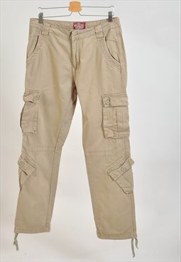 Vintage 00s cargo trousers in beige
