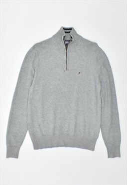 Vintage 90's Tommy Hilfiger Jumper Sweater Grey
