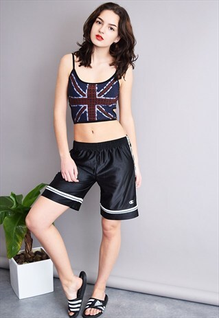 90'S RETRO ATHLEISURE SPORTS BASKETBALL BOYFRIENDS SHORTS