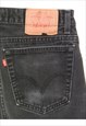 VINTAGE BLACK LEVI'S JEANS - W32