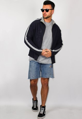 VINTAGE ARMANI JEANS ZIP UP SWEATSHIRT