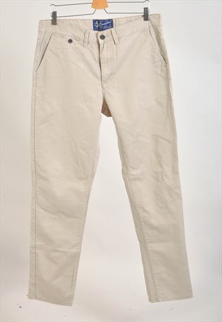 VINTAGE 90'S TROUSERS IN BEIGE