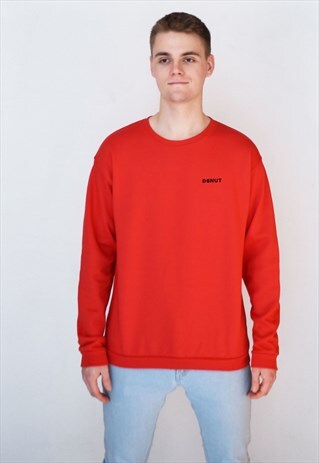 RED DONUT SWEATSHIRT