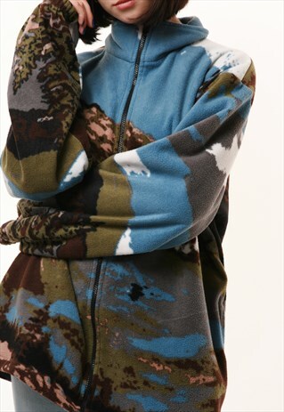 90S VINTAGE WARM ATLAS FOR UNISEX FLEECE JACKET 15240