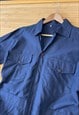 LL BEAN WORKWEAR OVERALLS COVERALLS NAVY BLUE