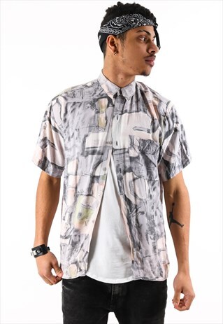 VINTAGE PATTERN SHIRT PSAW249D