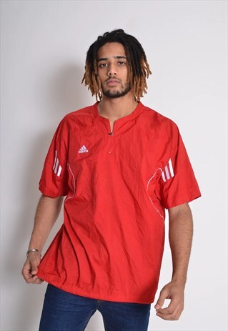 adidas short sleeve windbreaker