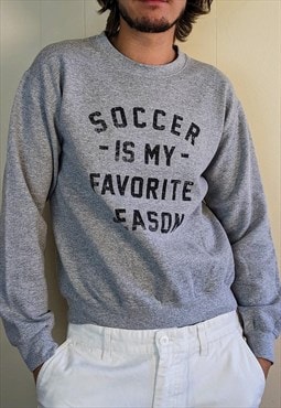 Vintage Y2k Crewneck Soccer Sweater 