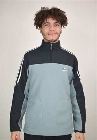 VINTAGE 90'S ADIDAS 1/4 ZIP SWEATSHIRT