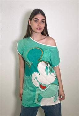 Vintage 80s Mickey Mouse maxi tee in mint 