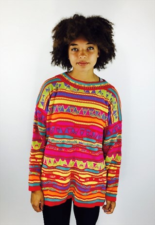 UNITED COLOURS OF BENETTON COTTON KNIT JUMPER