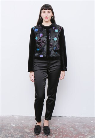 RARE VINTAGE 80'S GERRY WEBER VELVET JACKET