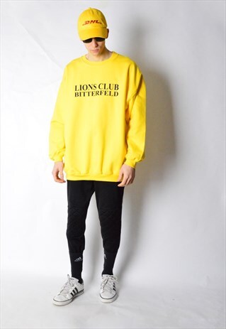 YELLOW LIONS SWEATSHIRT