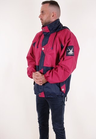 90S VINTAGE HELLY HANSEN RAINPROOF SHELL JACKET AA7839