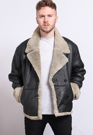 VINTAGE LEATHER AVIATOR JACKET